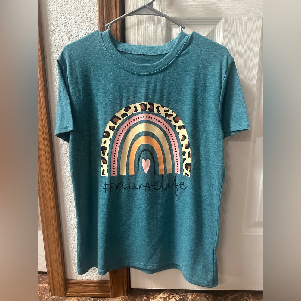 Teal Graphic Women’s Nurse T-Shirt